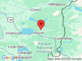 Map of Site Report: Ojos del Caburgua, Chile